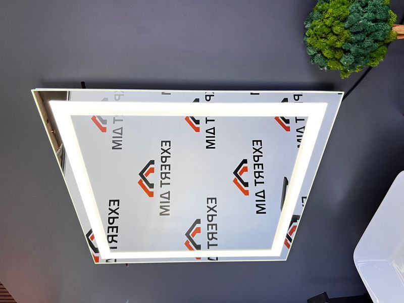 Дзеркало з LED підсвіткою 800х800 з механічним вимикачем LED1(5x8) фото