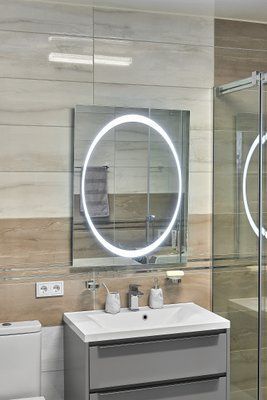 Дзеркало з LED підсвіткою 700х900мм. у ванну кімнату прямокутне MR-11 Global Glass MR-11 фото