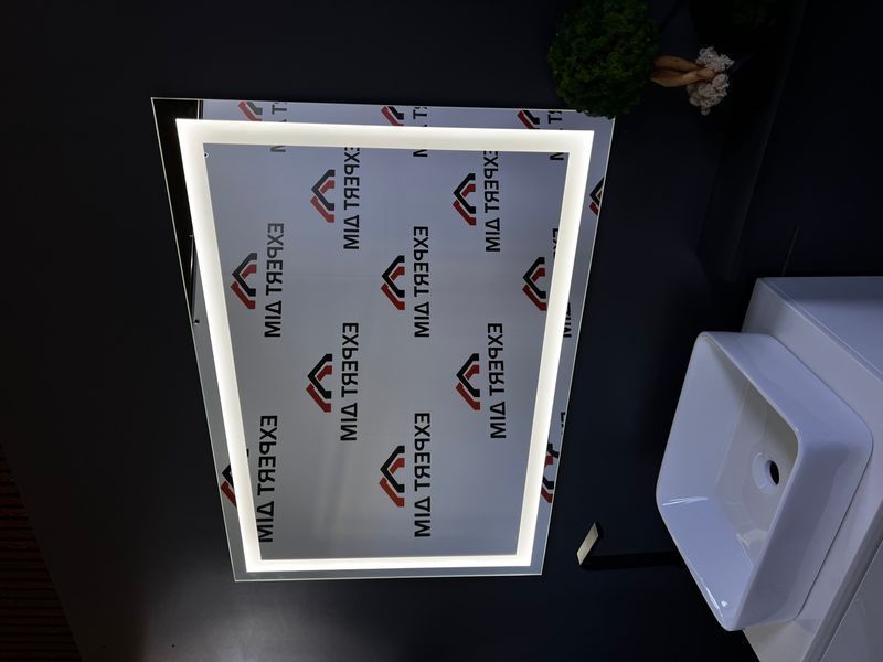 Дзеркало з LED підсвіткою 1200х800 з механічним вимикачем LED1(5x8) фото