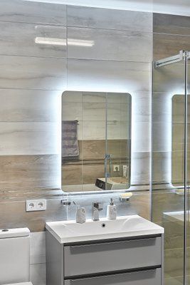 Дзеркало з LED підсвіткою 600х800мм. у ванну кімнату прямокутне MR-14 Global Glass MR-14 фото