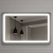 Зеркало с LED4 подсветкой 1000х800 с механическим выключателем LED4(6x8) фото 1