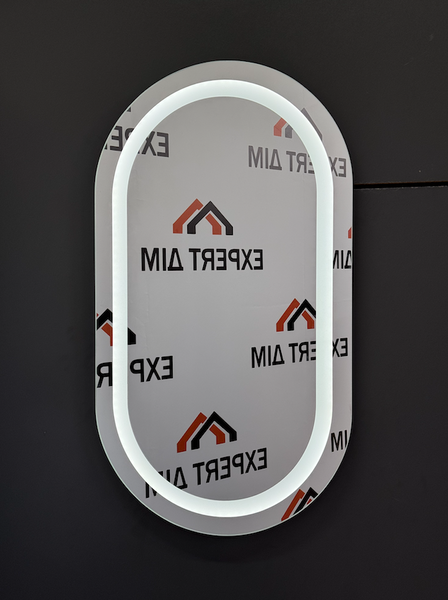 Зеркало с LED подсветкой 600х1000 с механическим выключателем LED6(6x10) фото