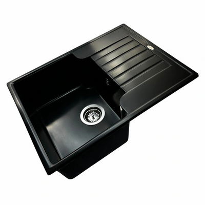 Гранитная кухонная мойка IDIS Romania Obsidian 508 Romania Obsidian 508 фото