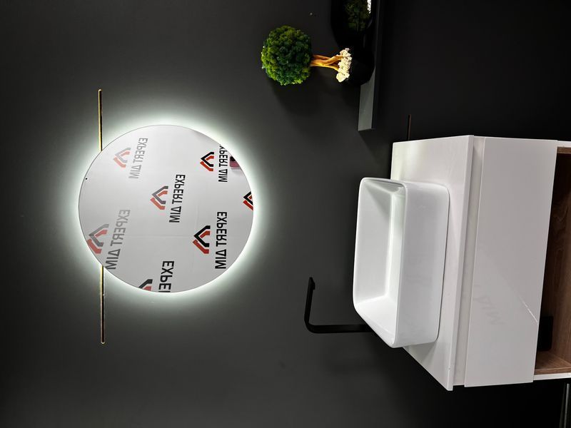 Дзеркало з LED підсвіткою кругле 600х600 з механічним вимикачем LED3(6) фото