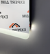 Зеркало с LED13 подсветкой 1000х800 с механическим выключателем LED13(6x8) фото 3