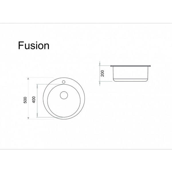 Гранітна кухонна мийка IDIS Fusion Fashion Gray 310 Fusion Fashion Gray 310 фото