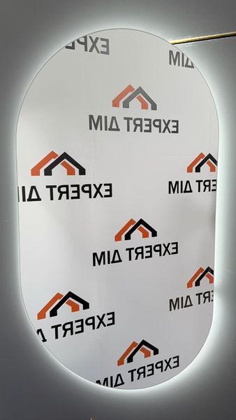 Зеркало с LED подсветкой 600х1000 с механическим выключателем LED7(6x10) фото