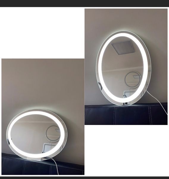 Дзеркало з LED підсвіткою 600х800 з механічним вимикачем LED12(6x8) фото