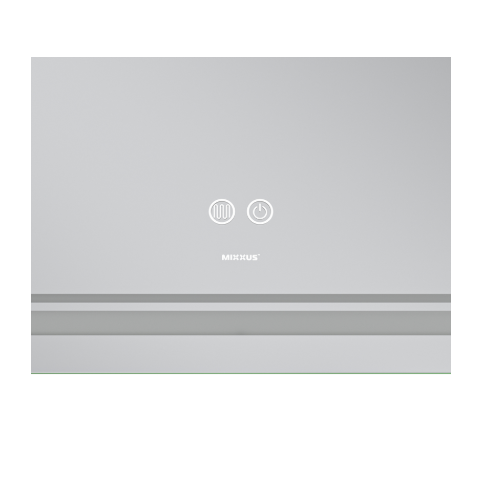 MIXXUS PREMIUM QUADRO MR20-100x70 Дзеркало (LED Touch, Anti-fog, димер рег.яскр, лінза) MP6622 фото