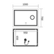 MIXXUS PREMIUM QUADRO MR20-100x70 Дзеркало (LED Touch, Anti-fog, димер рег.яскр, лінза) MP6622 фото 2