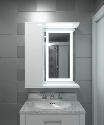 Дзеркальна шафа 60х70 у ванну з LED підсідкою,двері зліва MTL-1 60x70 фото