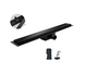 KOER FD08-70x600-GLASS BLACK Душ.трап з нерж.ст. SUS304 70x600мм зі склян.панеллю KR5140 фото 2