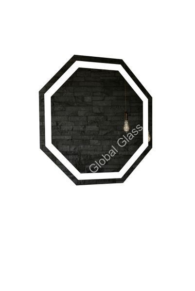 Зеркало с LED подсветкой 800х800мм. в ванную комнату прямоугольное MR-16 Global Glass MR-16 фото