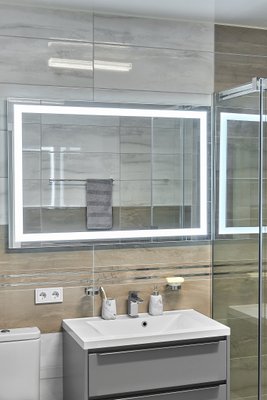 Дзеркало з LED підсвіткою 1200х800мм. у ванну кімнату прямокутне MR-5 Global Glass MR-5 фото