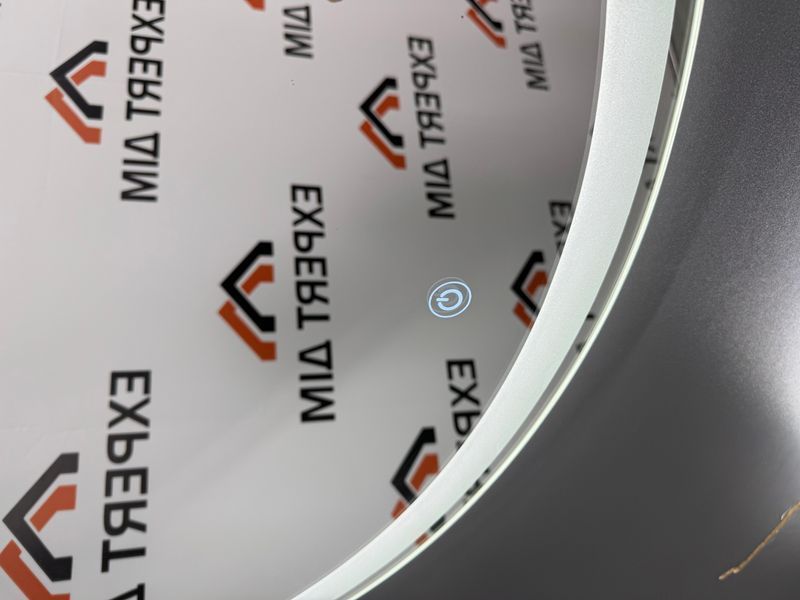 Дзеркало з LED17 підсвіткою кругле 750х900 з механічним вимикачем LED17(75х90)п фото