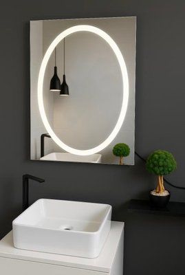 Зеркало с LED11 подсветкой 600х800 с механическим выключателем LED11(6x8) фото