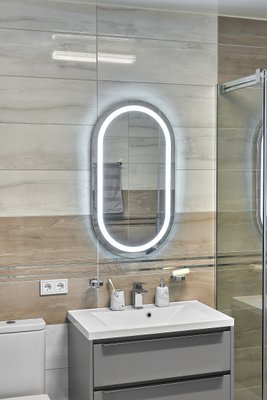 Дзеркало з LED підсвіткою 500х900мм. у ванну кімнату прямокутне MR-6 Global Glass MR-6 фото