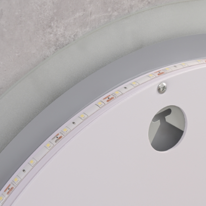 Зеркало Mixxus PLAIN MC10-80 с LED Touch, Anti-fog, димером, регулировкой яркости, часами MI6932 фото
