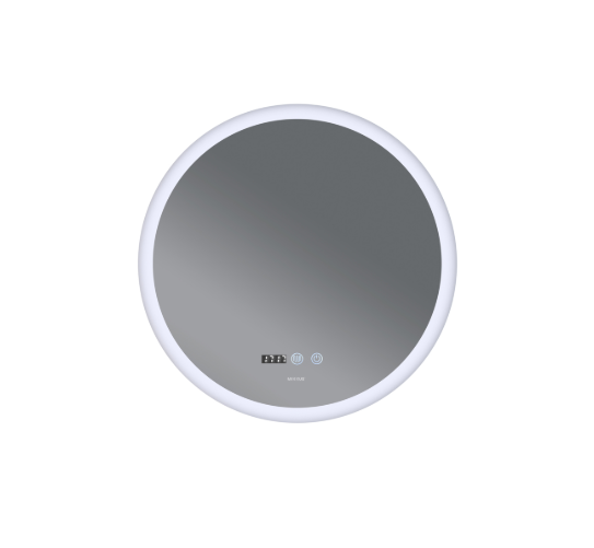 Зеркало Mixxus PLAIN MC10-80 с LED Touch, Anti-fog, димером, регулировкой яркости, часами MI6932 фото