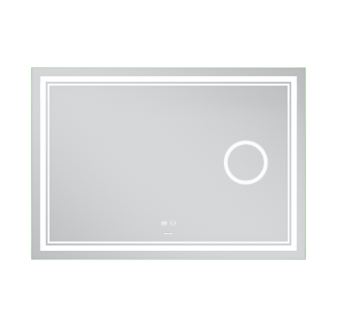 MIXXUS PREMIUM QUADRO MR20-120x80 Зеркало (LED Touch, Anti-fog, димер рег.яскр, линза) MP6624 фото