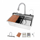 MIXXUS MH7546-SET-06.SUS304 DECOR Мийка багатофункц. з вбудованим змішув. з н. cт. SUS304