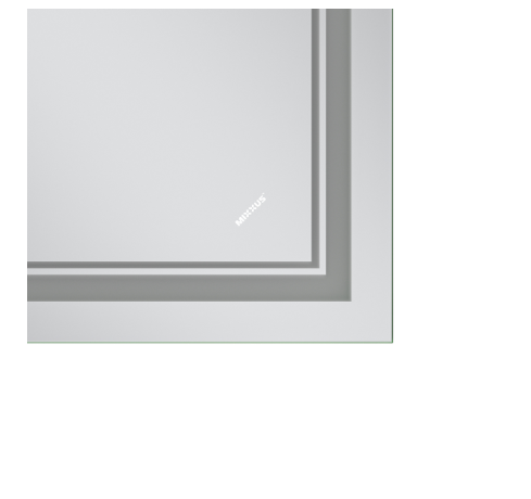Дзеркало Mixxus Premium QUADRO MR20-90x70-REVERSE (LED Touch, Anti-fog, димер) MP6621 фото