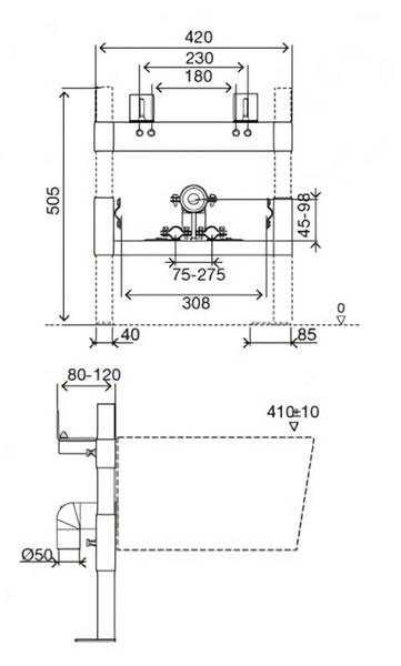 Инсталляция для биде IMPRESE i4300 i4300 фото