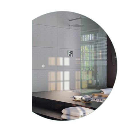 Зеркало Mixxus Premium TOPPER MS01-90x70-REVERSE (LED Touch, Anti-fog, димер (3-6,5kK)) MP6632 фото