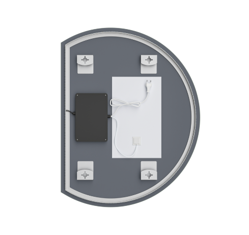 Зеркало Mixxus Premium TOPPER MS01-90x70-REVERSE (LED Touch, Anti-fog, димер (3-6,5kK)) MP6632 фото