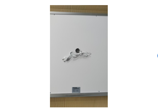 Дзеркало Mixxus WARM MR02-80x80 з LED Touch, Anti-fog, димером, регулюванням яскравості, годинником MI6934 фото