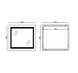 Дзеркало Mixxus WARM MR02-80x80 з LED Touch, Anti-fog, димером, регулюванням яскравості, годинником MI6934 фото 2
